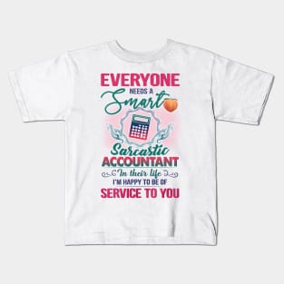 Sarcastic Accountant Kids T-Shirt